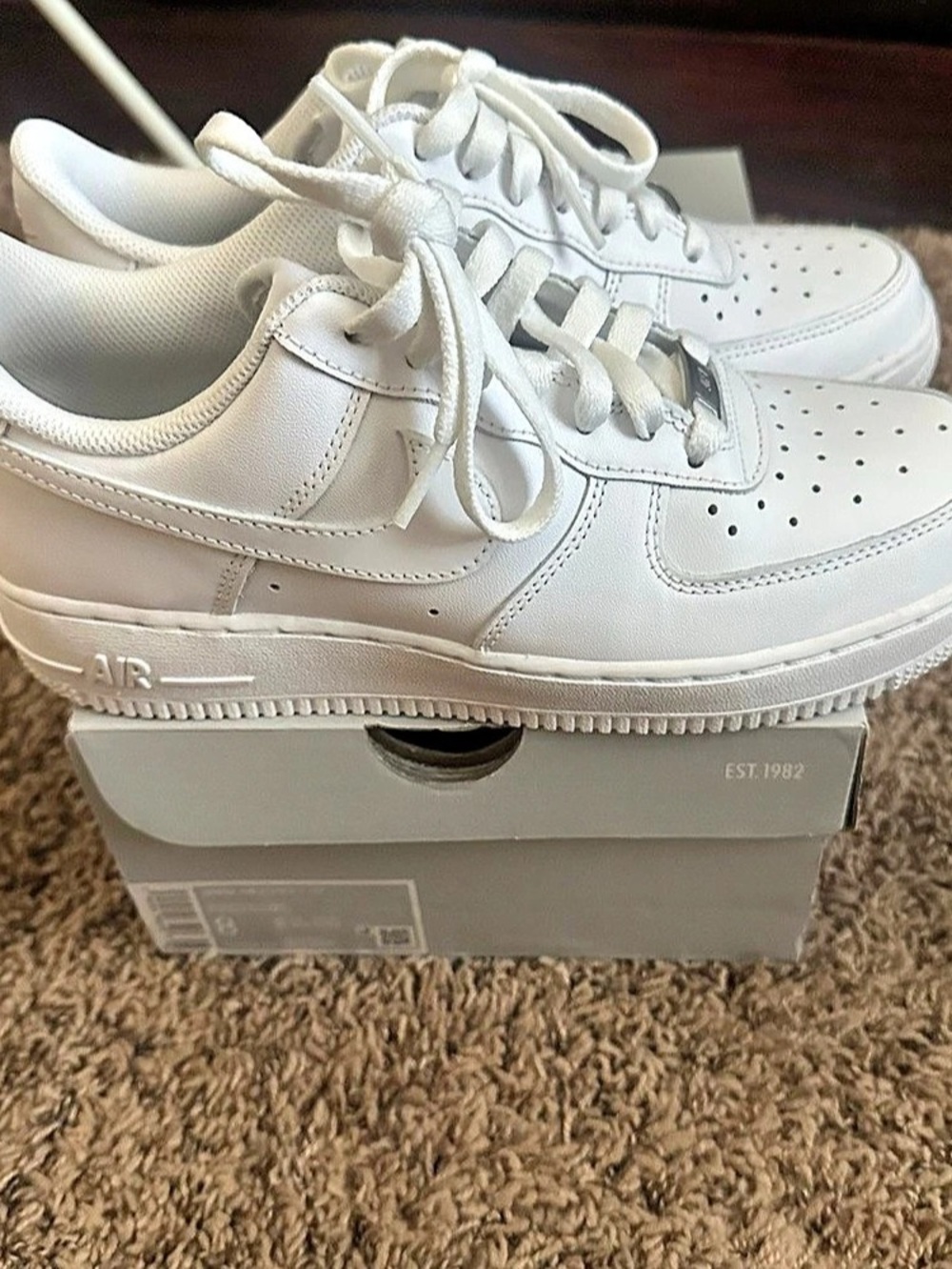 Nike Air Force 1 '07 White Sneakers US 8
